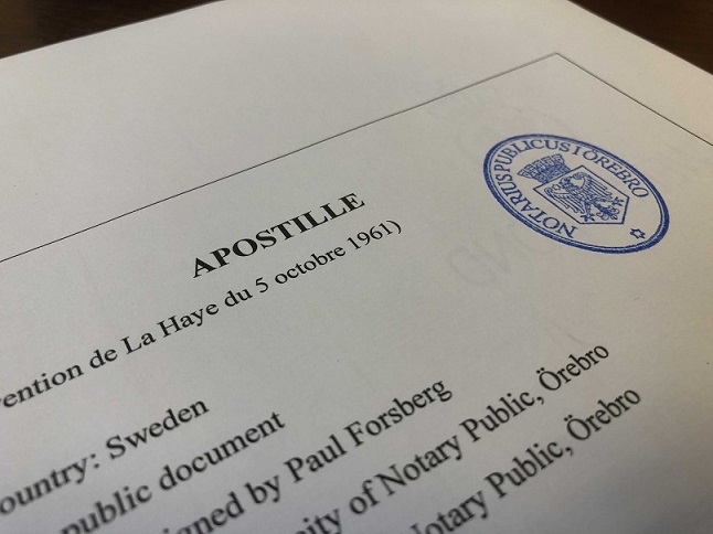 Apostille Örebro